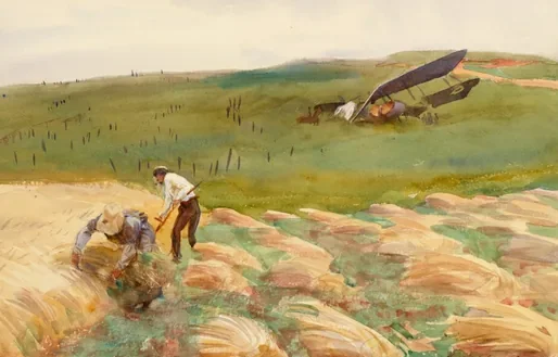 A Crashed Aeroplane
