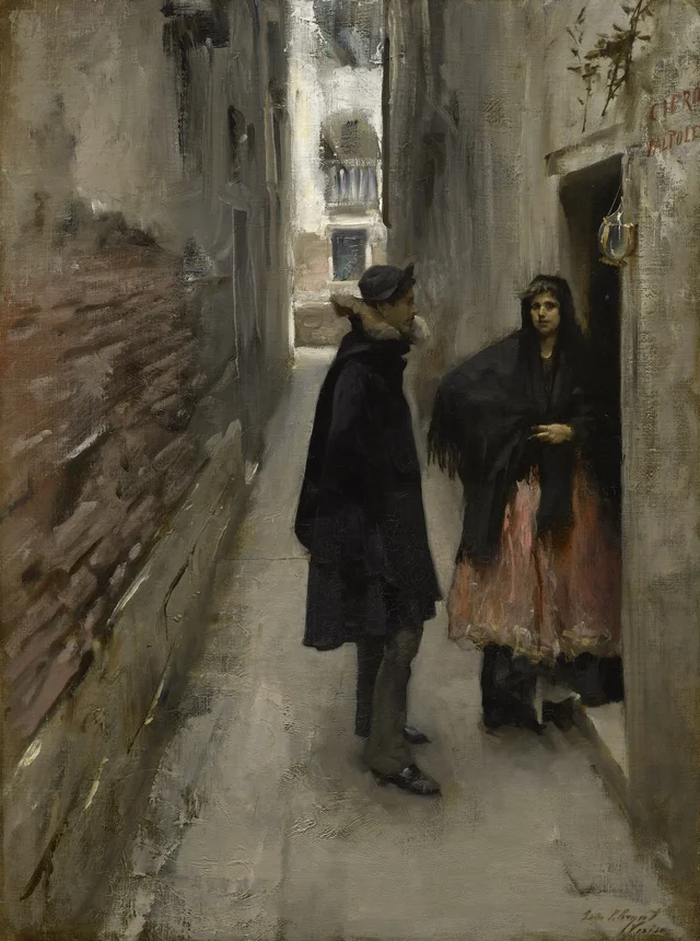 Una calle en Venecia