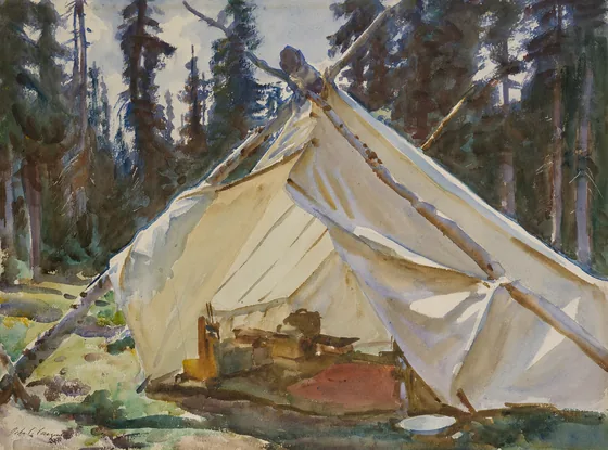 A Tent in the Rockies