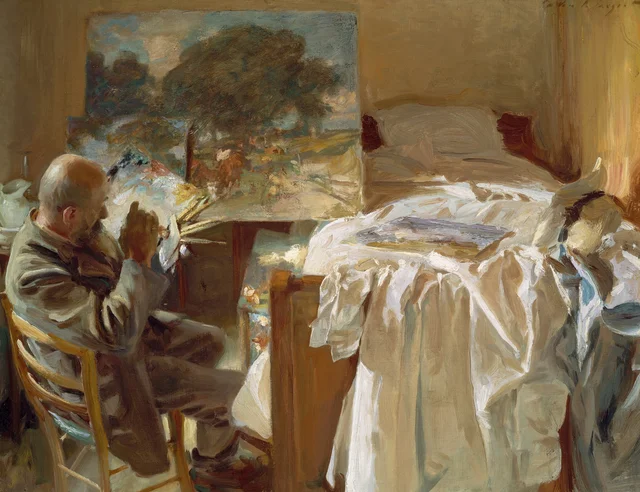 Un artista en su estudio