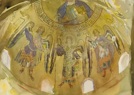 Angels, Mosaic, Palatine Chapel, Palermo