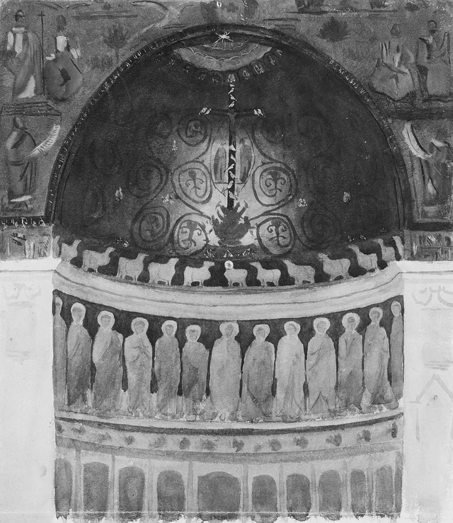 Mosaïque de l'abside, San Clemente, Rome