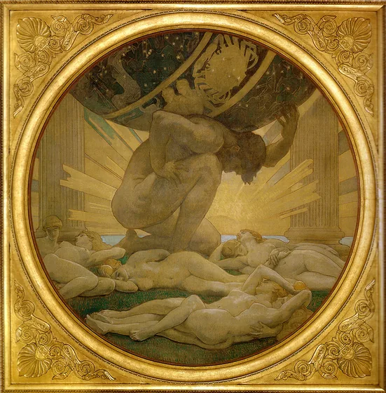 Atlas et les Hespérides