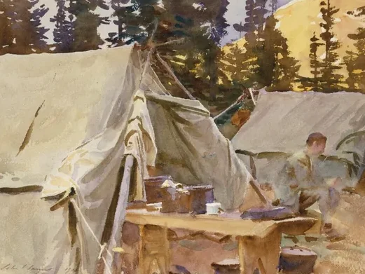 Camp at Lake O'Hara