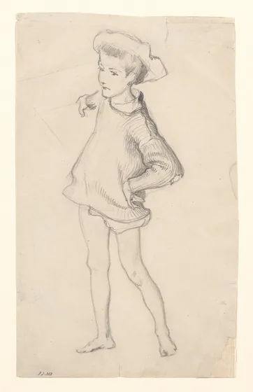 Child, Study for "En Route pour la Pêche" and "Fishing for Oysters at Cancale"