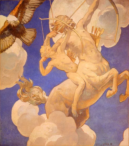 Chiron et Achille