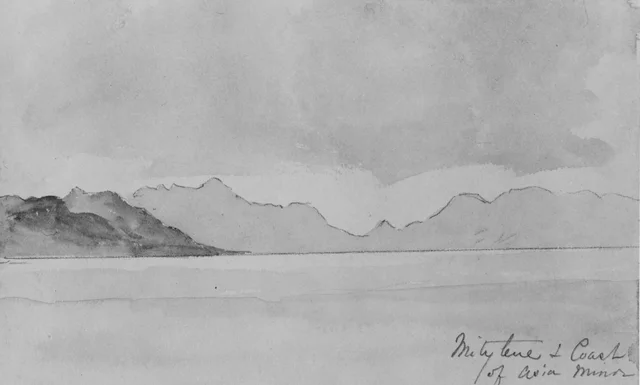 小アジアの海岸（素描帳より）