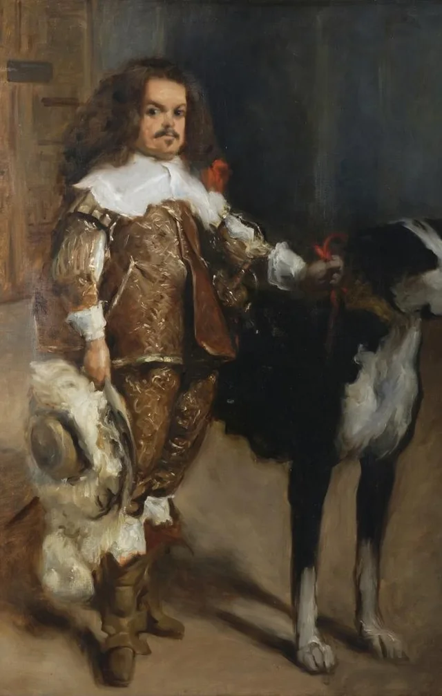 Copie d'après le prétendu Don Antonio, « El Inglés » (Nain au chien), attribué à Velázquez