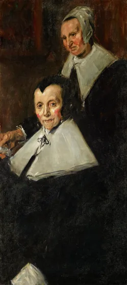 copy of right portion of Hals portrait of The Regentesses of the Old Men's Almshouse Haarlem