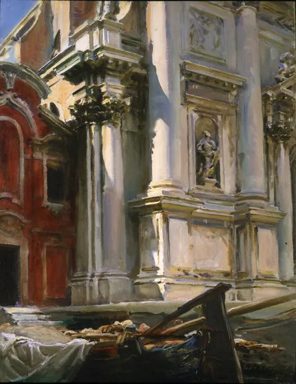 Corner of the Church of San Stae, Venice