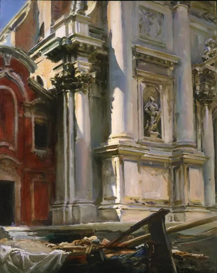 Corner of the Church of San Stae, Venice