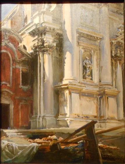 Corner of the Church of San Stae, Venice