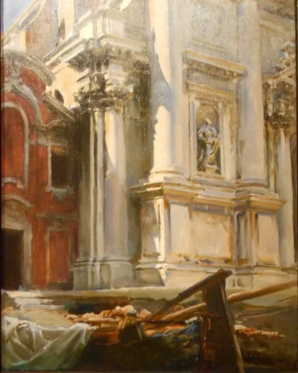 Corner of the Church of San Stae, Venice