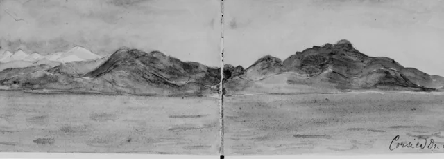 コルシカ、1904年（素描帳より）