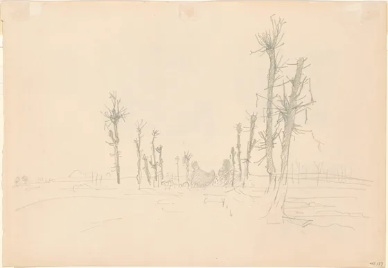 Devastated Landscape [verso]