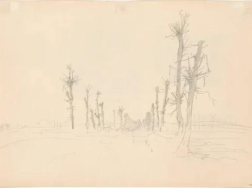 Devastated Landscape [verso]