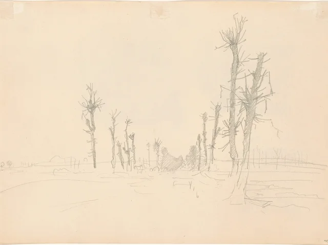Paysage dévasté [verso]