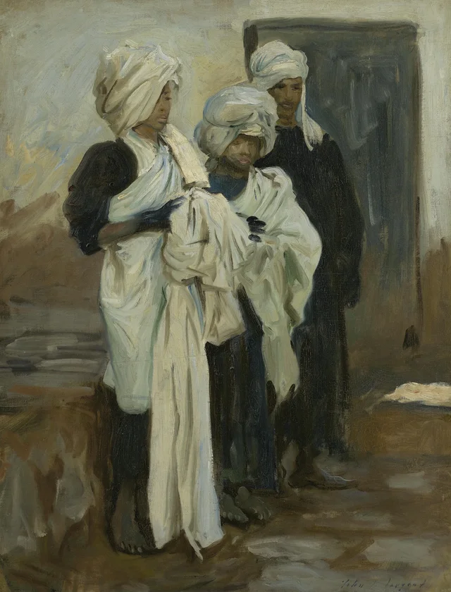 Tintoreros de añil egipcios