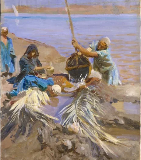 Egyptians Raising Water from the Nile