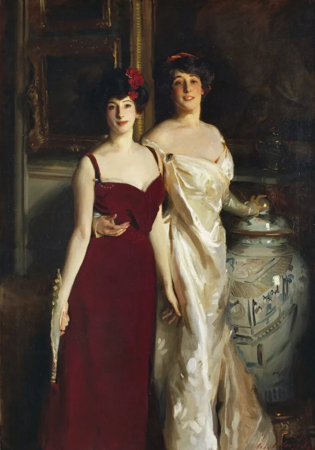 Ena y Betty, hijas de Asher y la Sra. Wertheimer