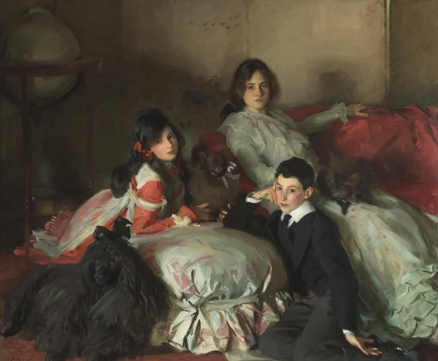 Essie, Ruby y Ferdinand, hijos de Asher Wertheimer