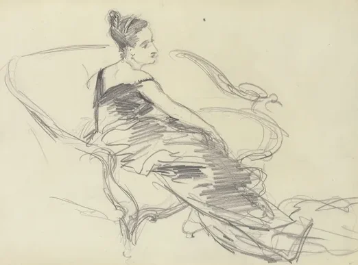 Étude pour Madame X