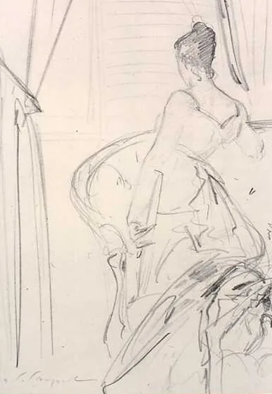 Étude pour Madame X