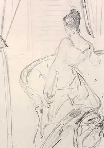 Étude pour Madame X