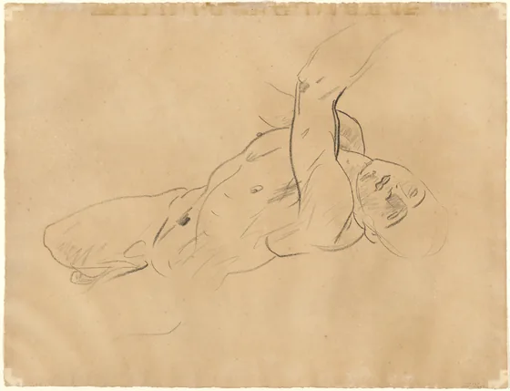 Falling Male Nude [verso]