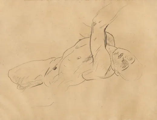 Falling Male Nude [verso]