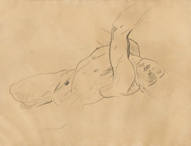 Nu masculin tombant [verso]