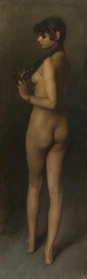 Fille égyptienne nue