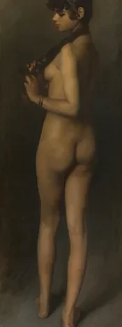 Fille égyptienne nue