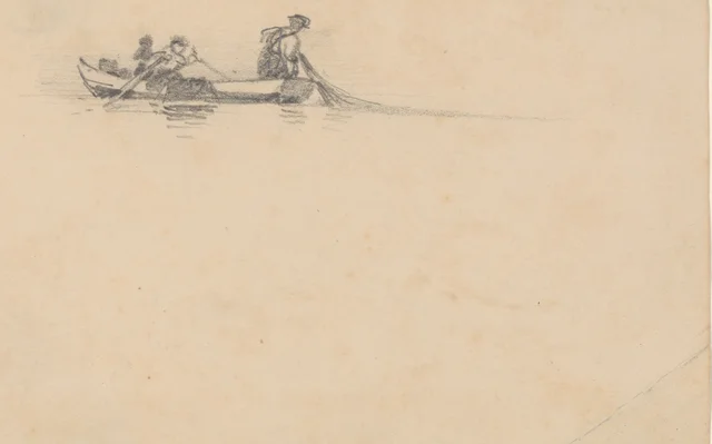 Pêcheurs avec des filets