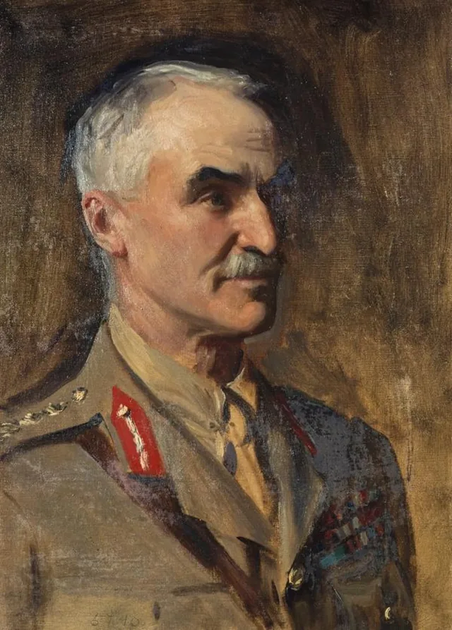 Général Henry Sinclair, baron Horne, 1861 - 1929. Soldat (Étude pour le portrait dans Officiers généraux de la Première Guerre mondiale)
