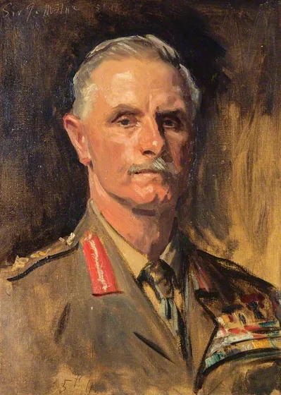George Francis Milne, 1st Baron Milne, 1866 - 1948. Field-Marshal (Study for portrait in General Officers of World War I, 1914 - 1918)