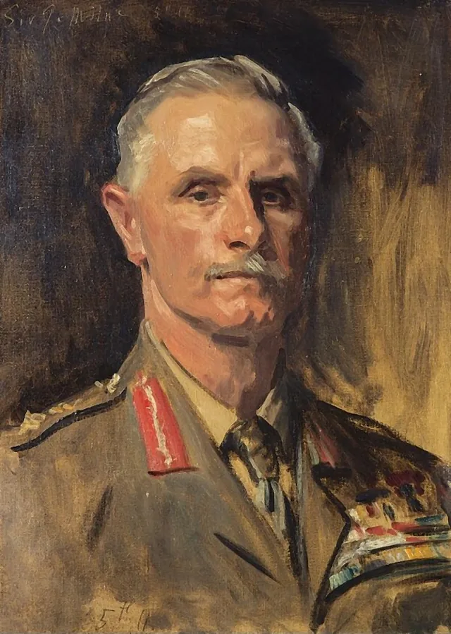George Francis Milne, 1er baron Milne, 1866 - 1948. Maréchal (Étude pour le portrait dans Officiers généraux de la Première Guerre mondiale, 1914 - 1918), John Singer Sargent