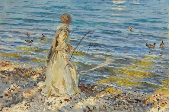 Girl Fishing