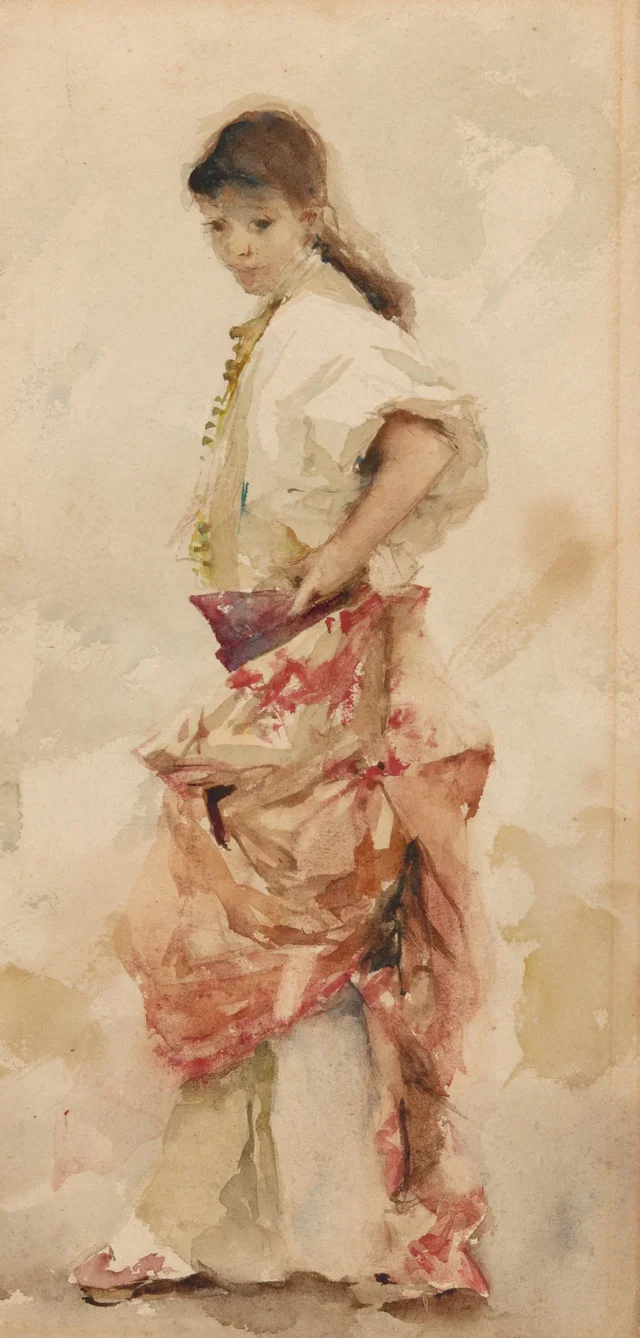 Muchacha con traje español