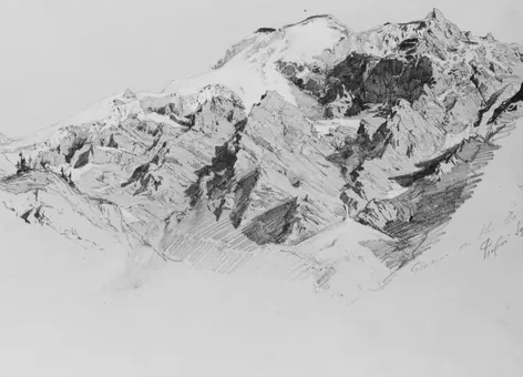 Glacier on the Ortler