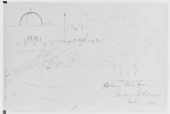 Golden Gate, 1904 (from Sketchbook)