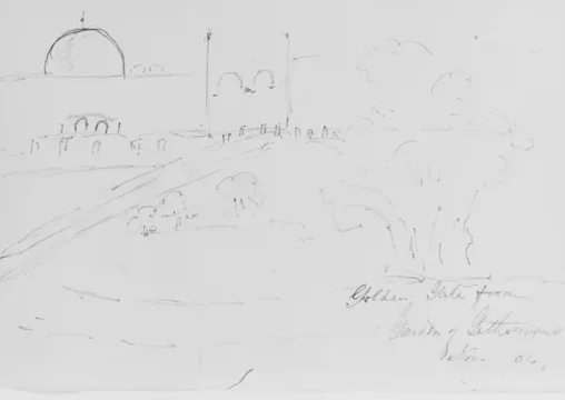 Golden Gate, 1904 (from Sketchbook)
