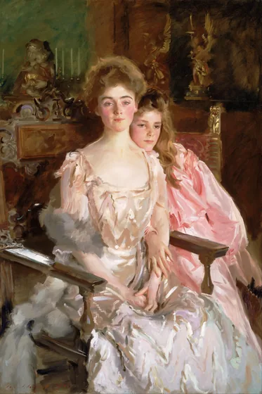 Gretchen Osgood Warren et sa fille Rachel