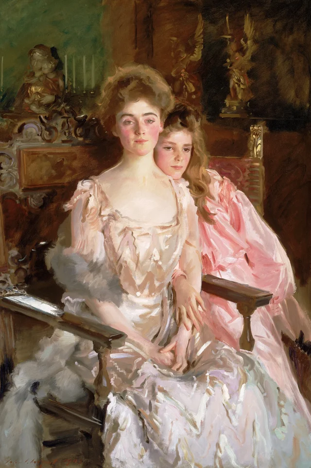 Gretchen Osgood Warren y su hija Rachel