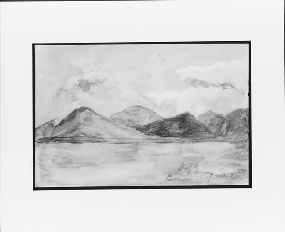 Gulf of Corinth (from Sketchbook)
