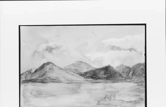 Gulf of Corinth (from Sketchbook)