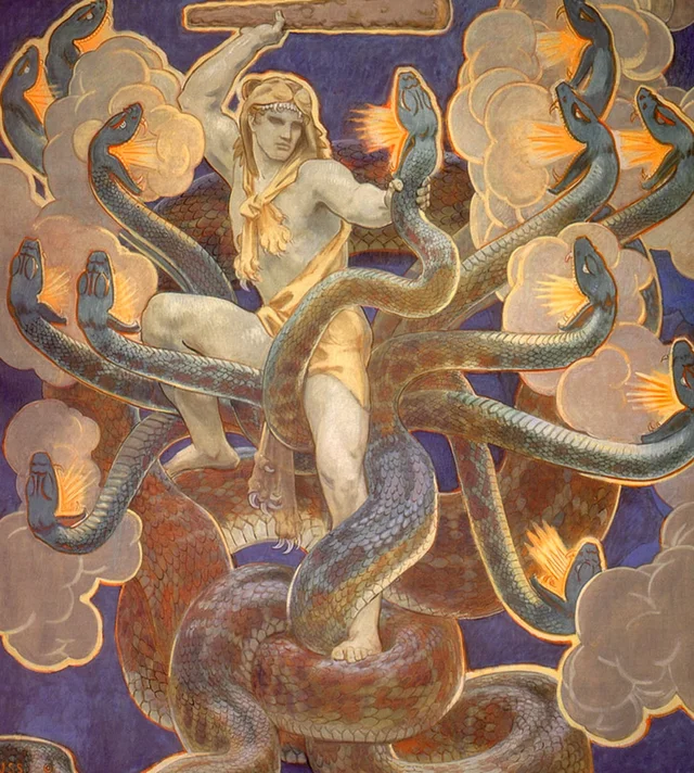 Hércules y la Hidra, John Singer Sargent