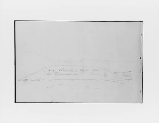 Hill Where Our Lord Fed the Multitude (from Sketchbook)