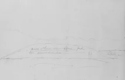 Hill Where Our Lord Fed the Multitude (from Sketchbook)
