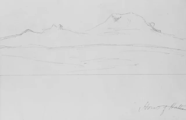 ハイファの角（素描帳より）